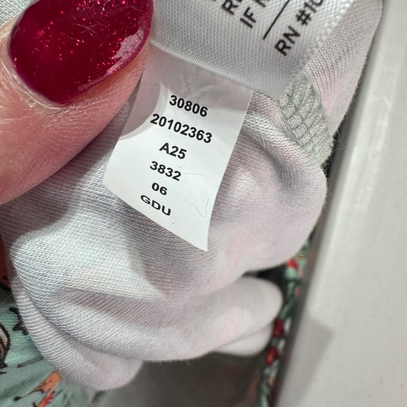 Duluth Trading Co Women's Leggings Size L All Over Green Garden Vegetable Print - Picture 5 of 11